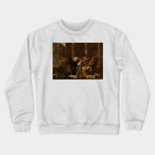 Massacre of the Innocents by Nicolas Poussin Crewneck Sweatshirt